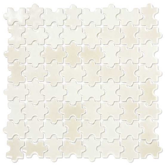Millenium Puzzle Cam Mozaik /  Puzzle White